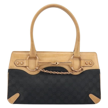 Gucci Horsebit Bracket Tote GG Canvas Medium