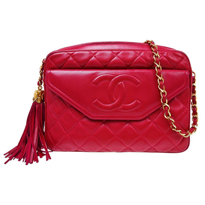Chanel Vintage Front Pocket Camera Quilted Lambskin Small