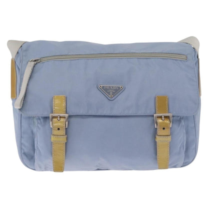 Prada Double Buckle Flap Messenger Re-Nylon Medium