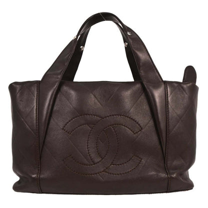 Chanel All Day Long Tote Chevron Leather Medium