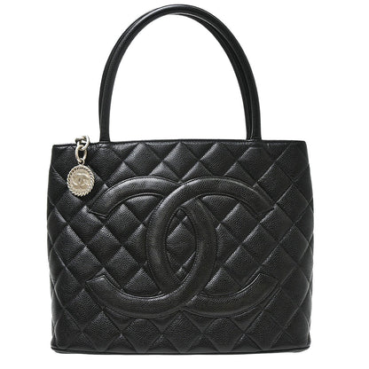Chanel Medallion Tote Quilted Caviar Product Image