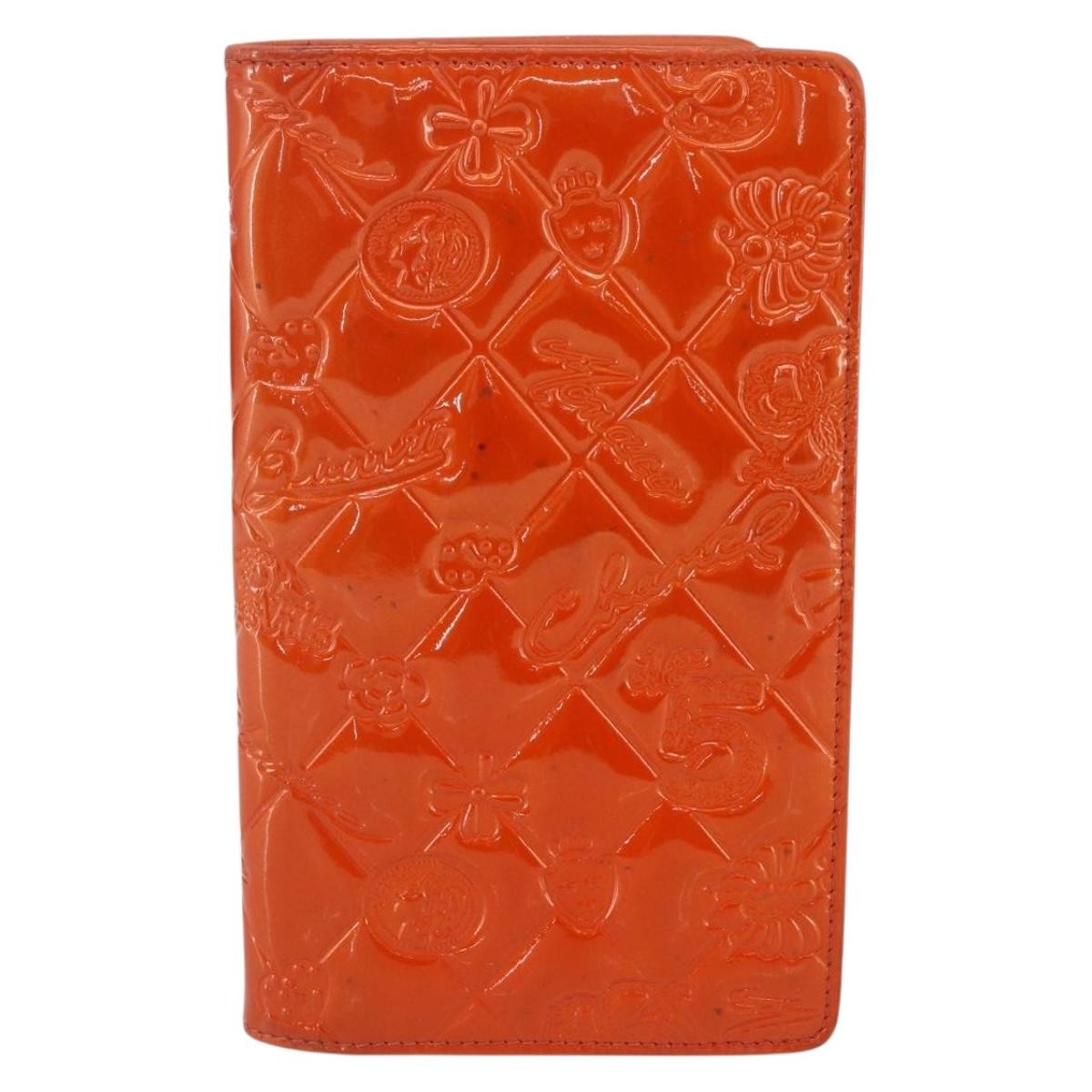 Chanel Lucky Symbols Yen Wallet Embossed Quilted Patent Long