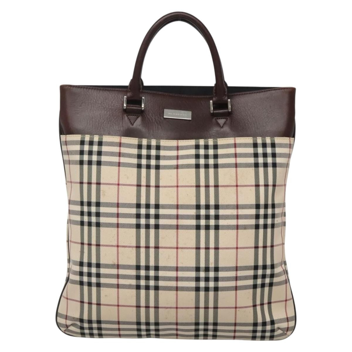 Burberry Nova Check Tote Nylon Product Image