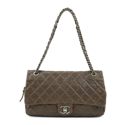 Chanel Easy Flap Quilted Caviar Jumbo