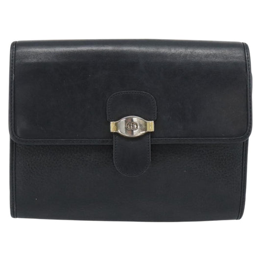 Christian Dior Vintage CD Flap Leather Medium