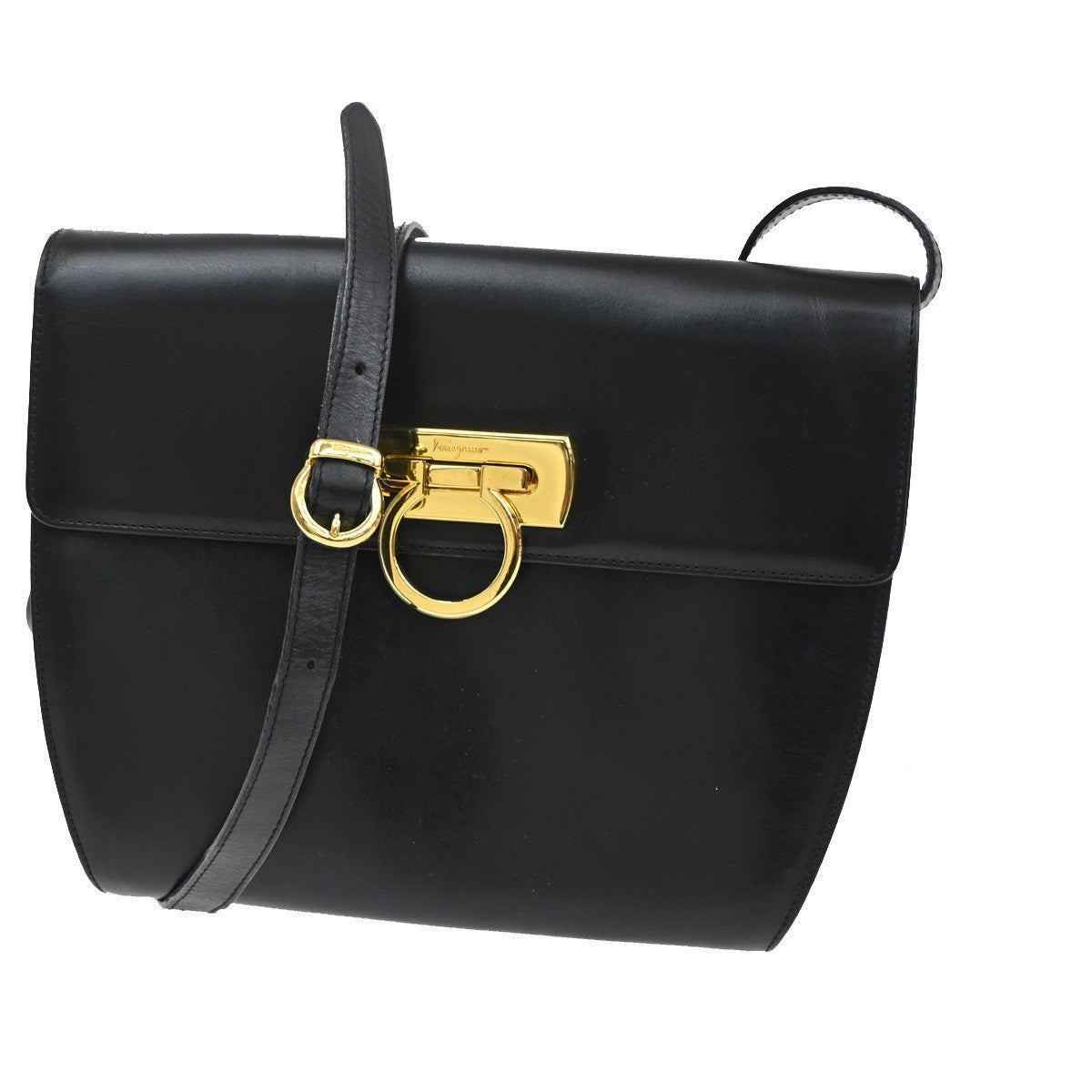 Salvatore Ferragamo Gancini Shoulder Bag Leather Product Image