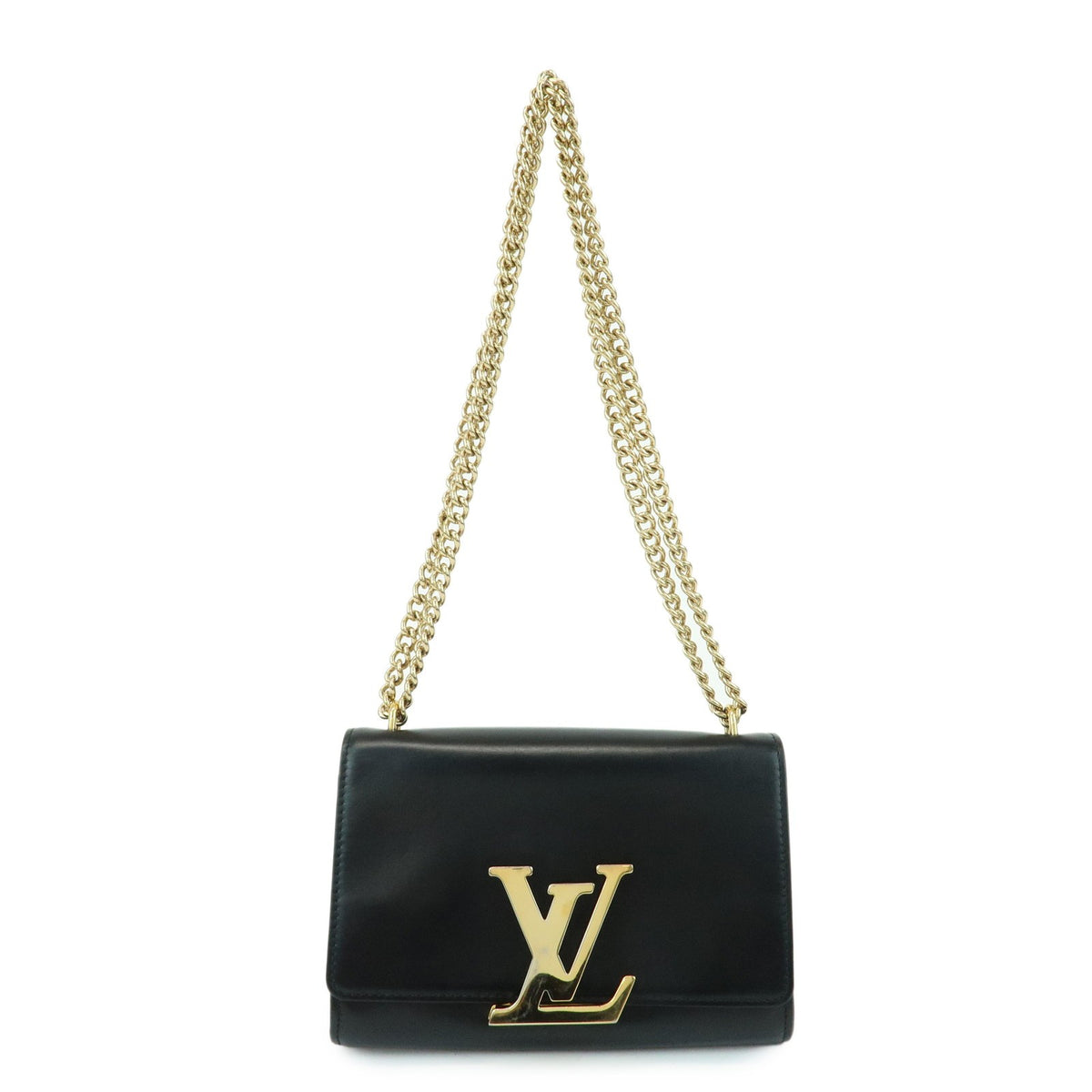 Louis Vuitton Chain Louise Clutch Leather MM
