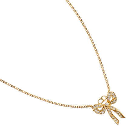 Christian Dior Bow CD Pendant Metal with Crystal Product Image
