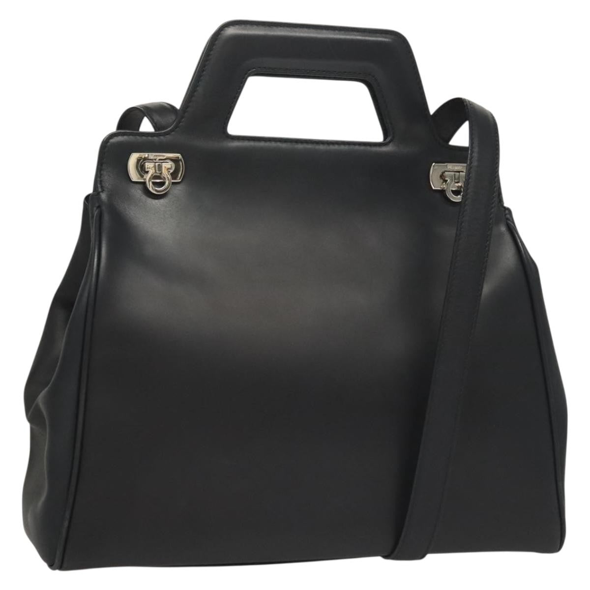 Salvatore Ferragamo Soft W Tote Leather Small