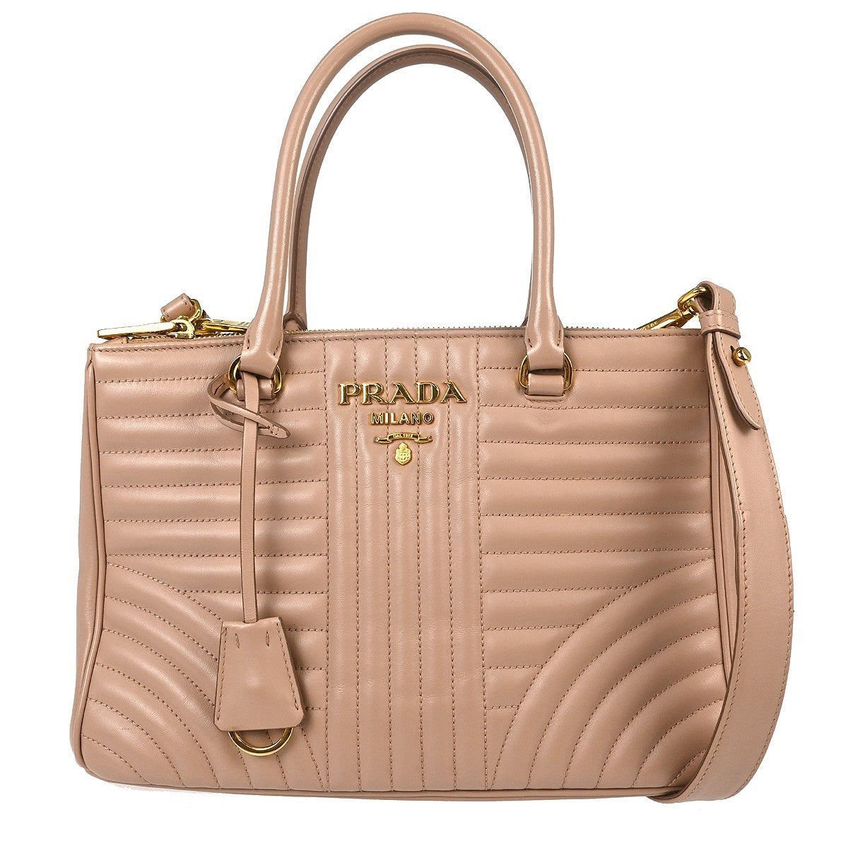Prada Zipped Tote Leather Small