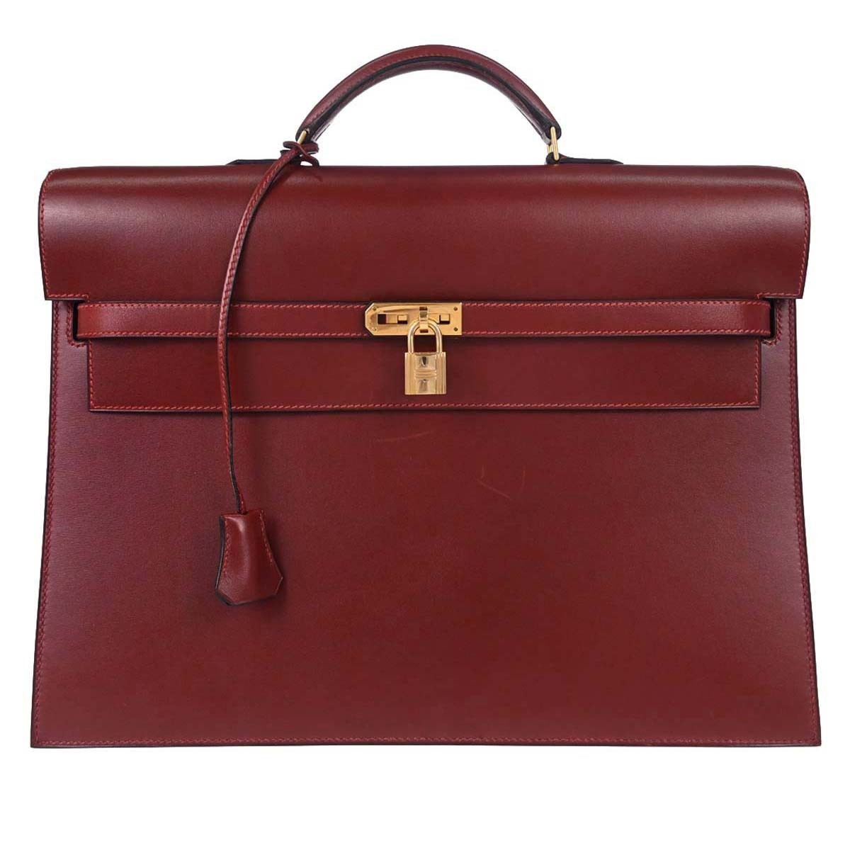 Hermes Kelly Depeche Bag Box Calf 38