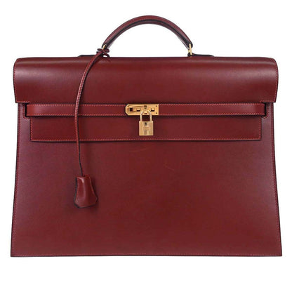 Hermes Kelly Depeche Bag Box Calf 38