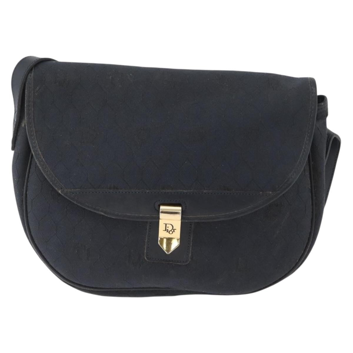 Christian Dior Vintage Honeycomb Flap Canvas and Leather Product Image