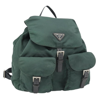 Prada Double Front Pocket Backpack Tessuto Medium