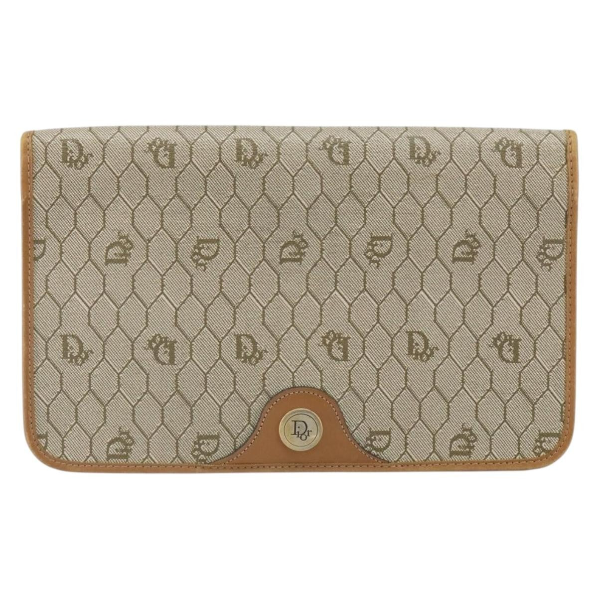 Christian Dior Vintage honeycomb clutch Canvas Product Image