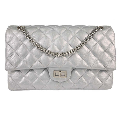 Chanel Reissue 2.55 Double Compartment Flap Quilted Aged Calfskin 225
