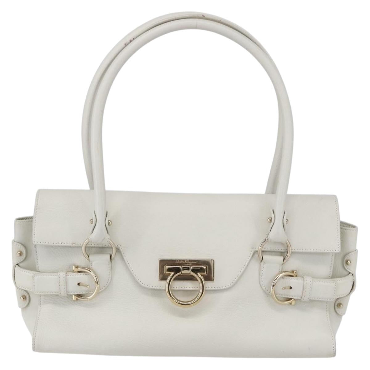 Salvatore Ferragamo Gina Satchel Leather Medium