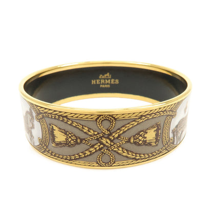 Hermes Bangle Printed Enamel Wide