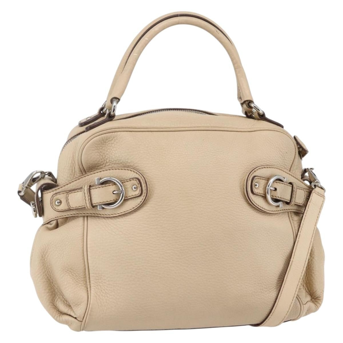 Salvatore Ferragamo Gancini handbag Leather Product Image