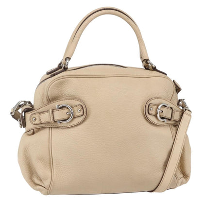 Salvatore Ferragamo Gancini handbag Leather Product Image