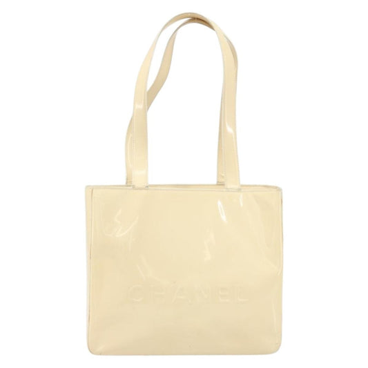Chanel Vintage Embossed Logo Shoulder Bag Patent Product Image