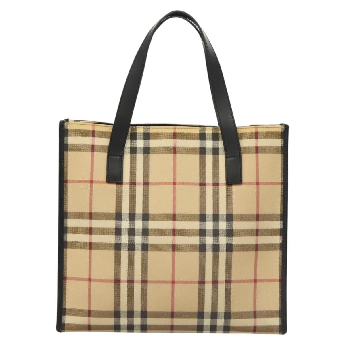 Burberry Nova Check Tote canvas check pattern Small