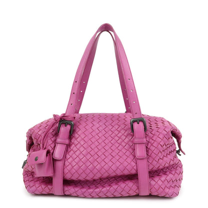 Bottega Veneta Boston Intrecciato Nappa Medium