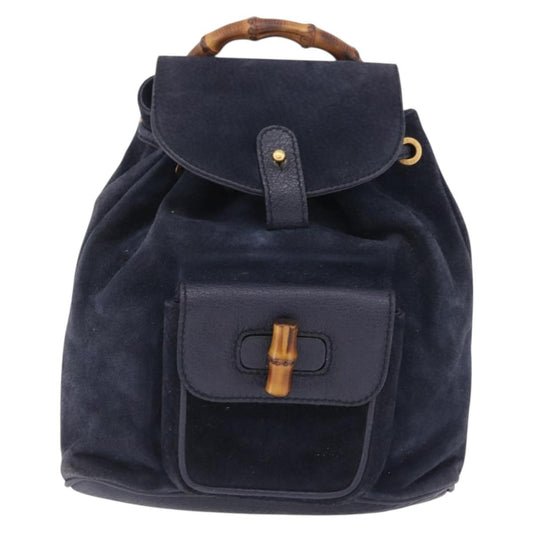 Gucci Vintage Bamboo Suede Small