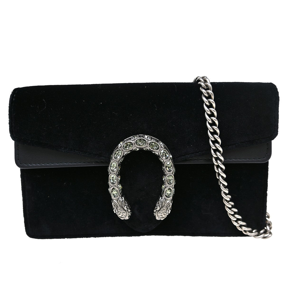 Gucci Dionysus Chain Wallet GG Velvet Small