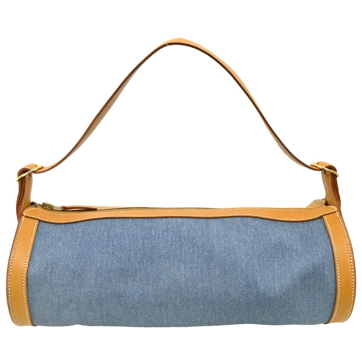 Hermes Sac Doremi Bag Denim with Leather Medium