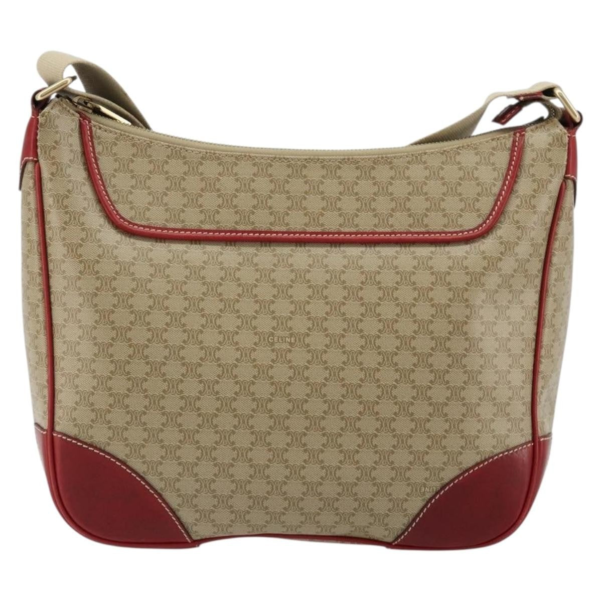 Celine Macadam Shoulder PVC Leather Medium