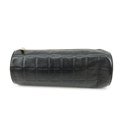 Chanel Chocolate Bar Cosmetic Quilted Lambskin Medium