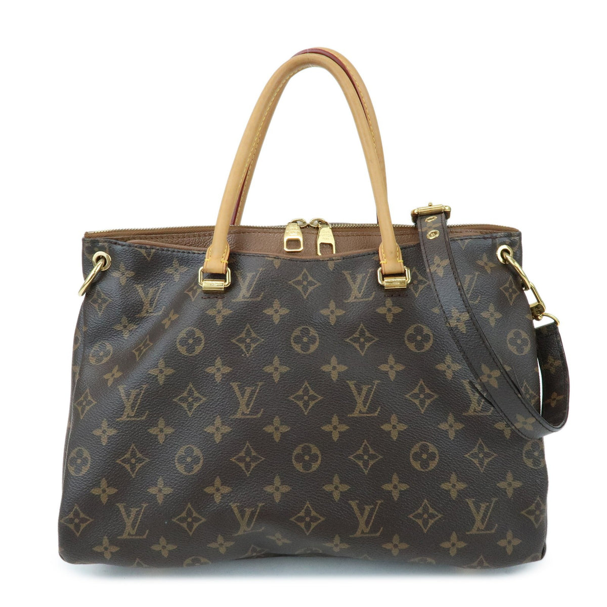 Louis Vuitton Pallas Monogram Canvas with Leather MM