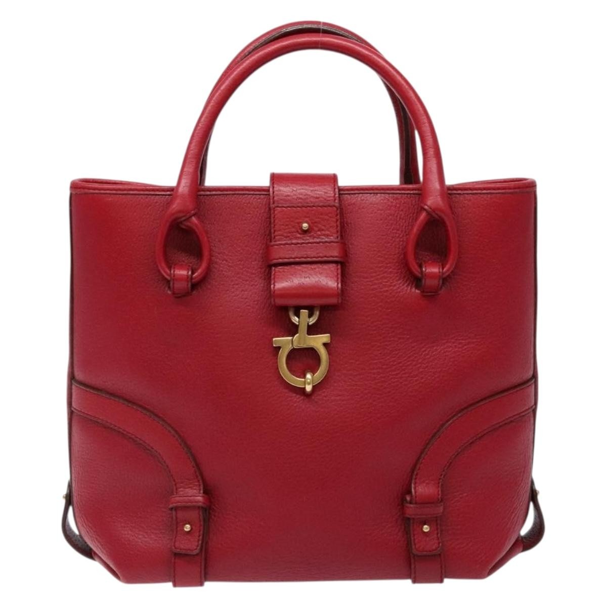 Salvatore Ferragamo Gancini handbag Leather Product Image