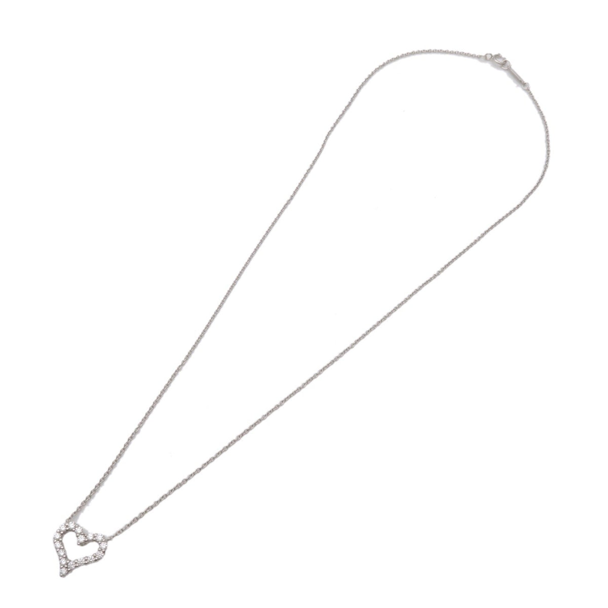 Tiffany & Co. Heart Pendant Platinum with Diamonds Mini