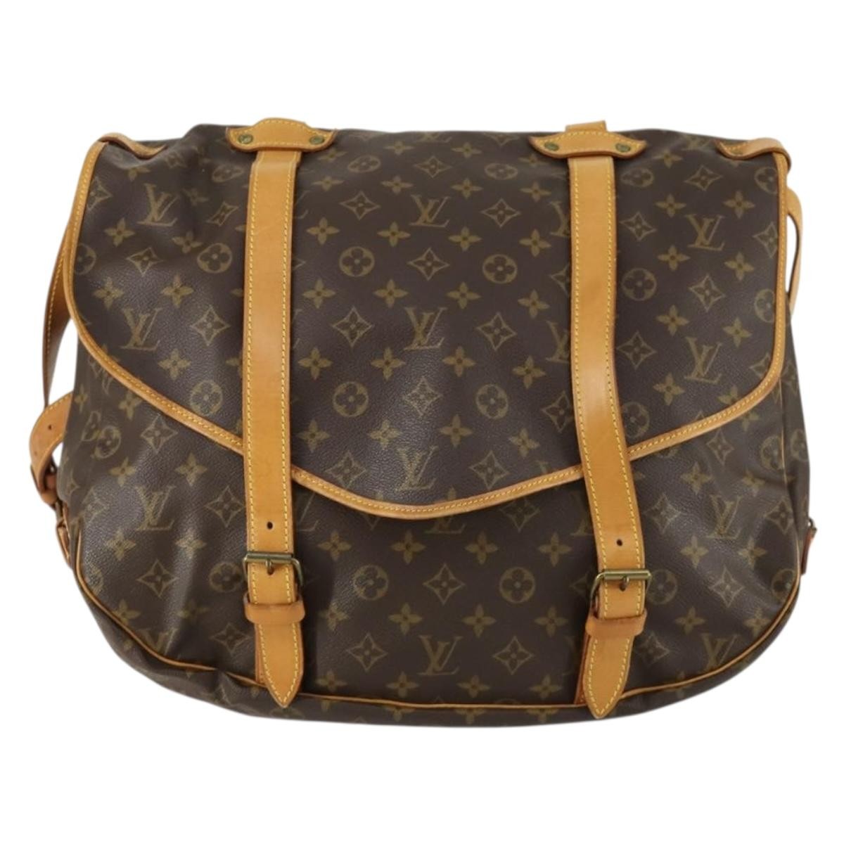 Louis Vuitton Saumur Handbag Monogram Canvas 43