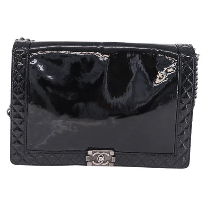 Chanel Reverso Boy Flap Patent Old Medium