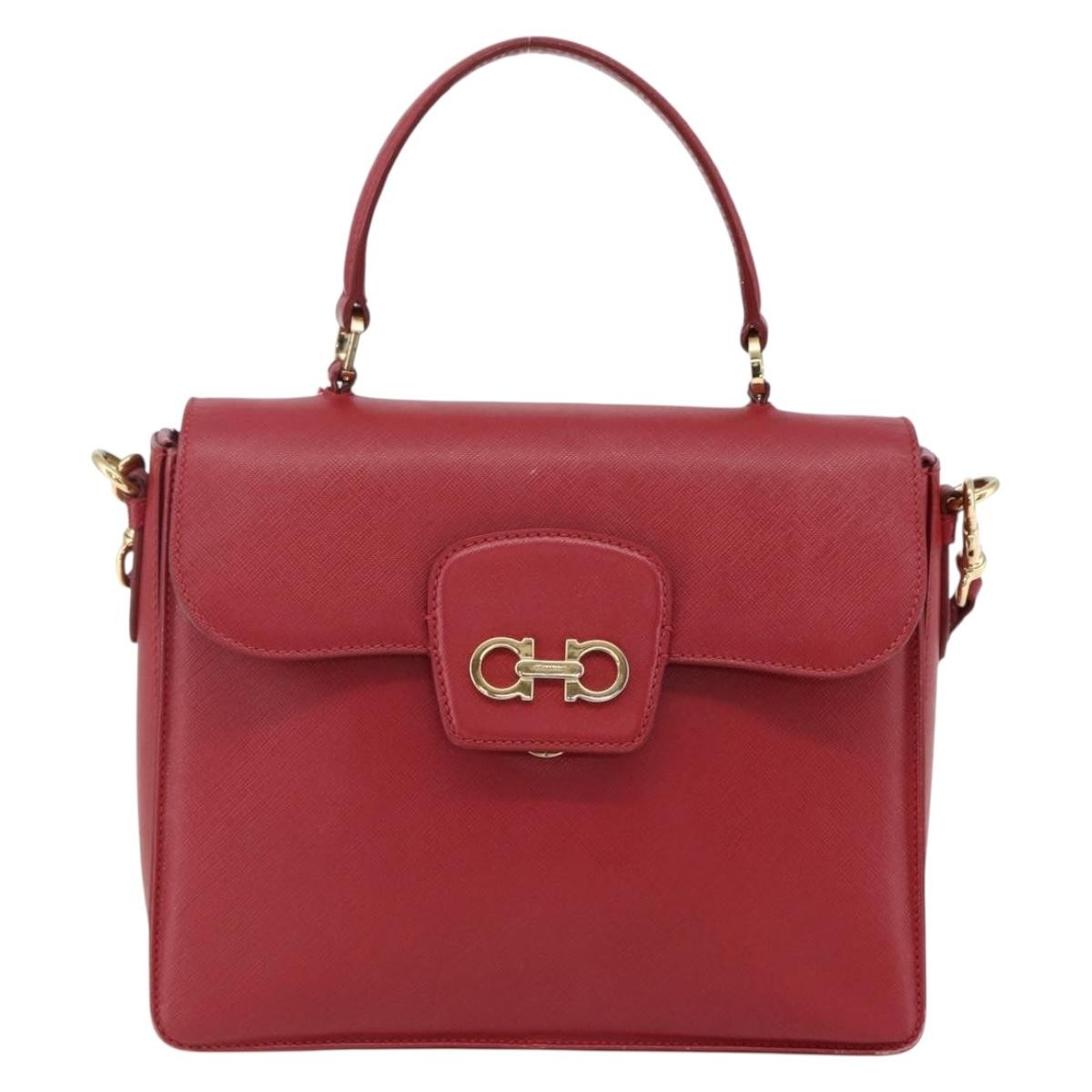 Salvatore Ferragamo Gancini handbag Leather Product Image