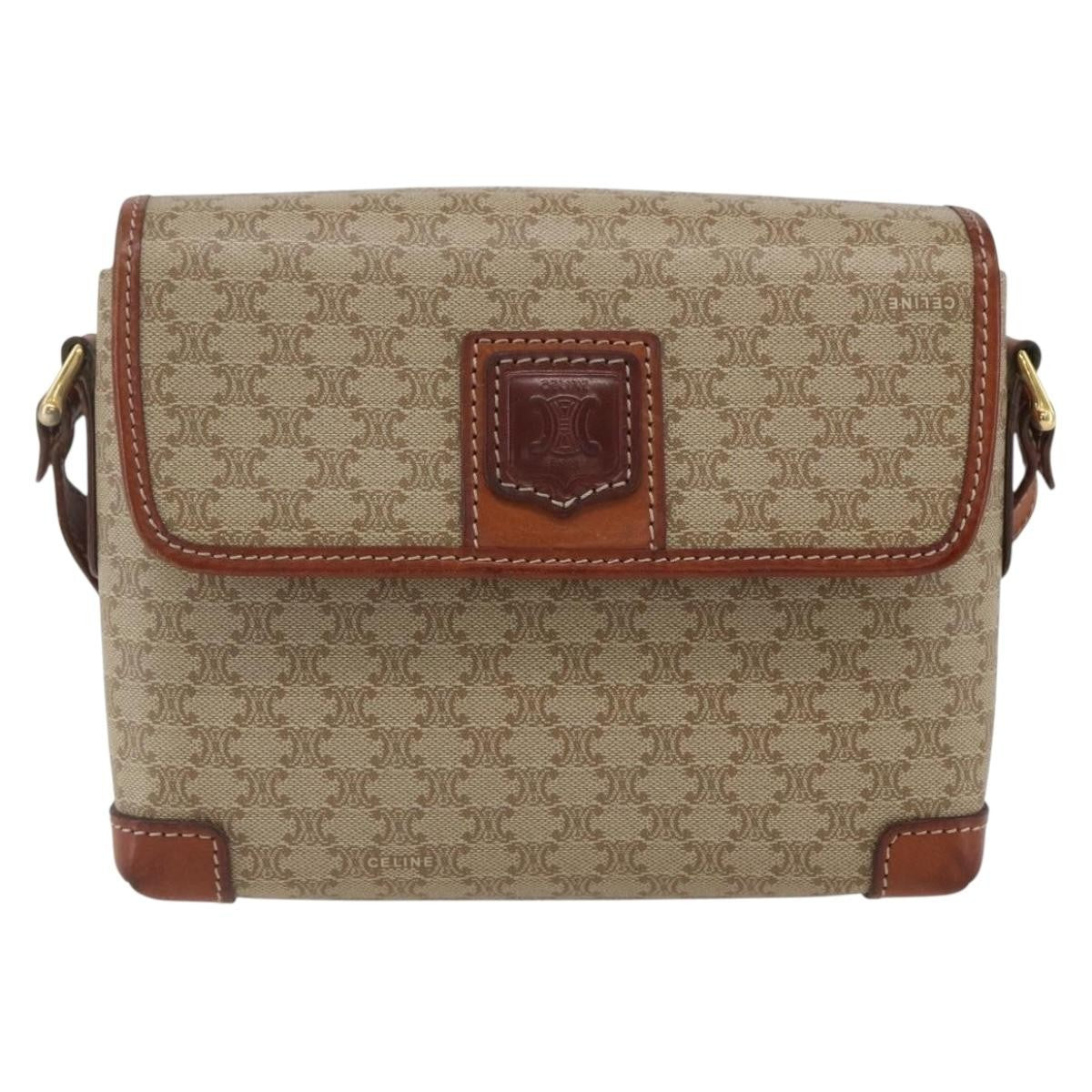 Celine Vintage Macadam Canvas and Leather Product Image