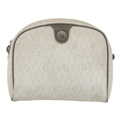 Christian Dior Vintage Honeycomb Shoulder Bag Canvas and Leather Product Image