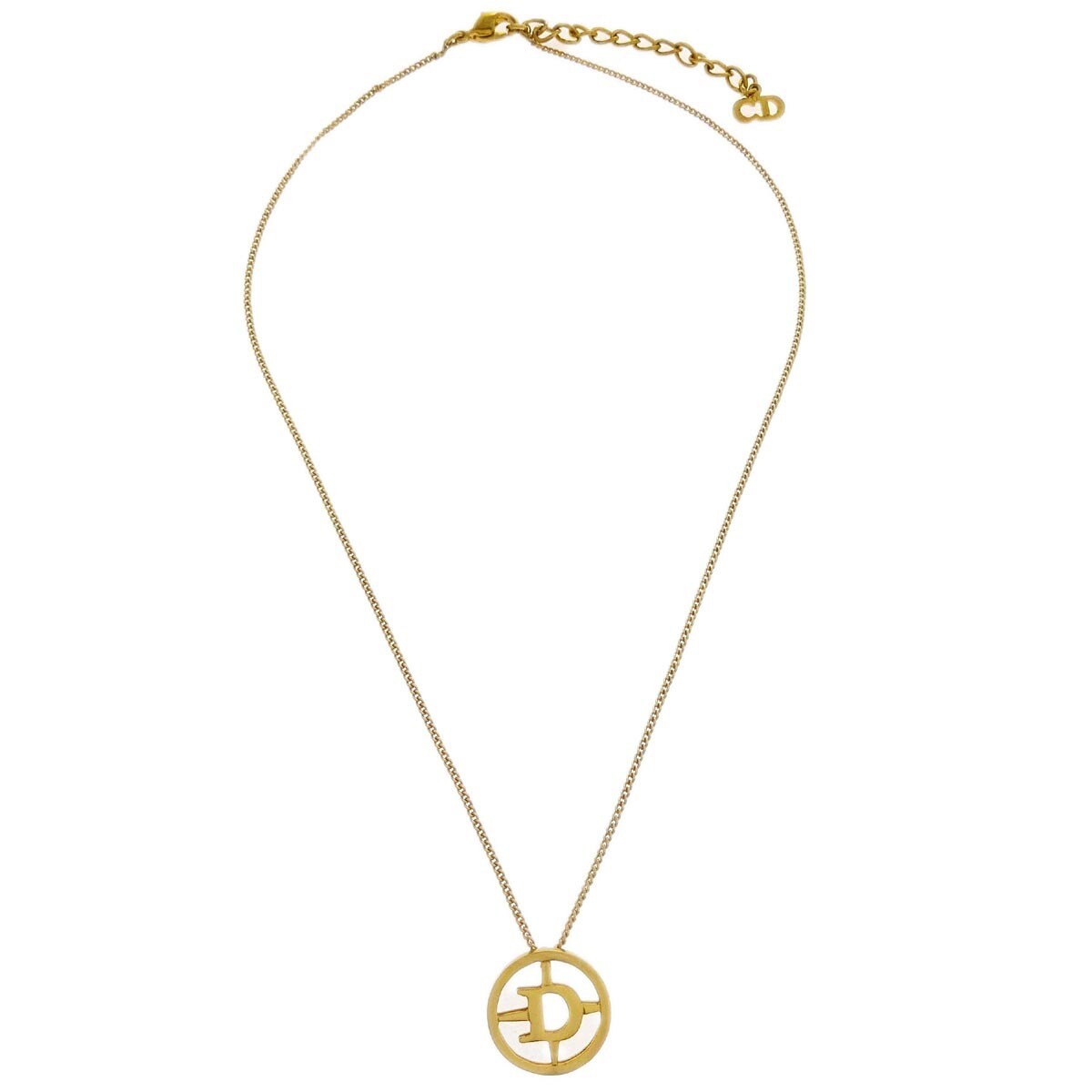 Christian Dior CD Round Pendant Metal Product Image