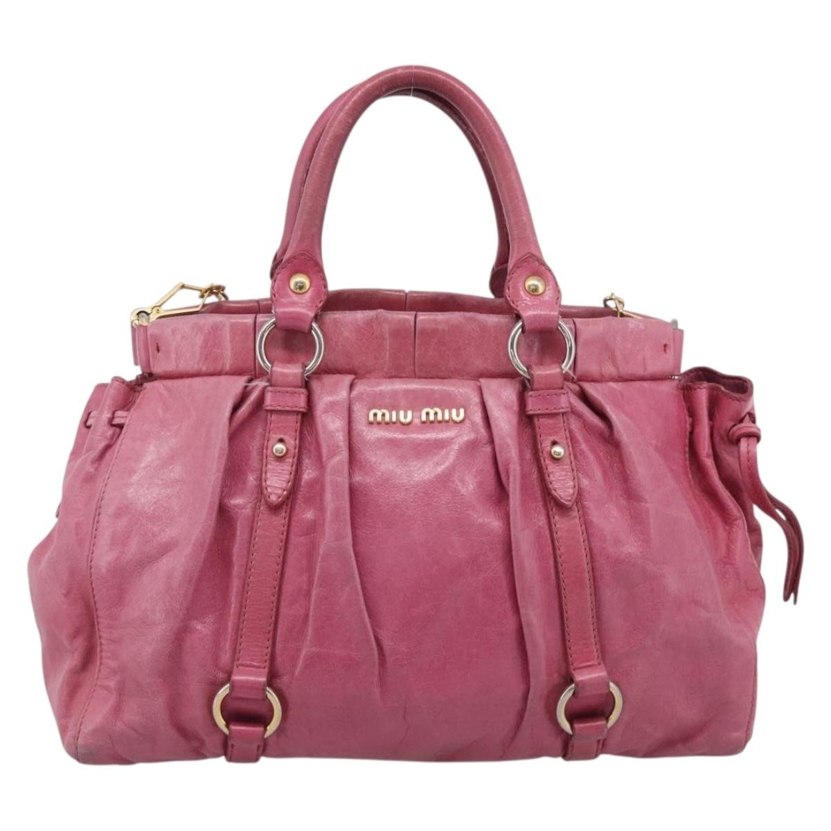 Miu Miu Vitello Lux Leather Product Image