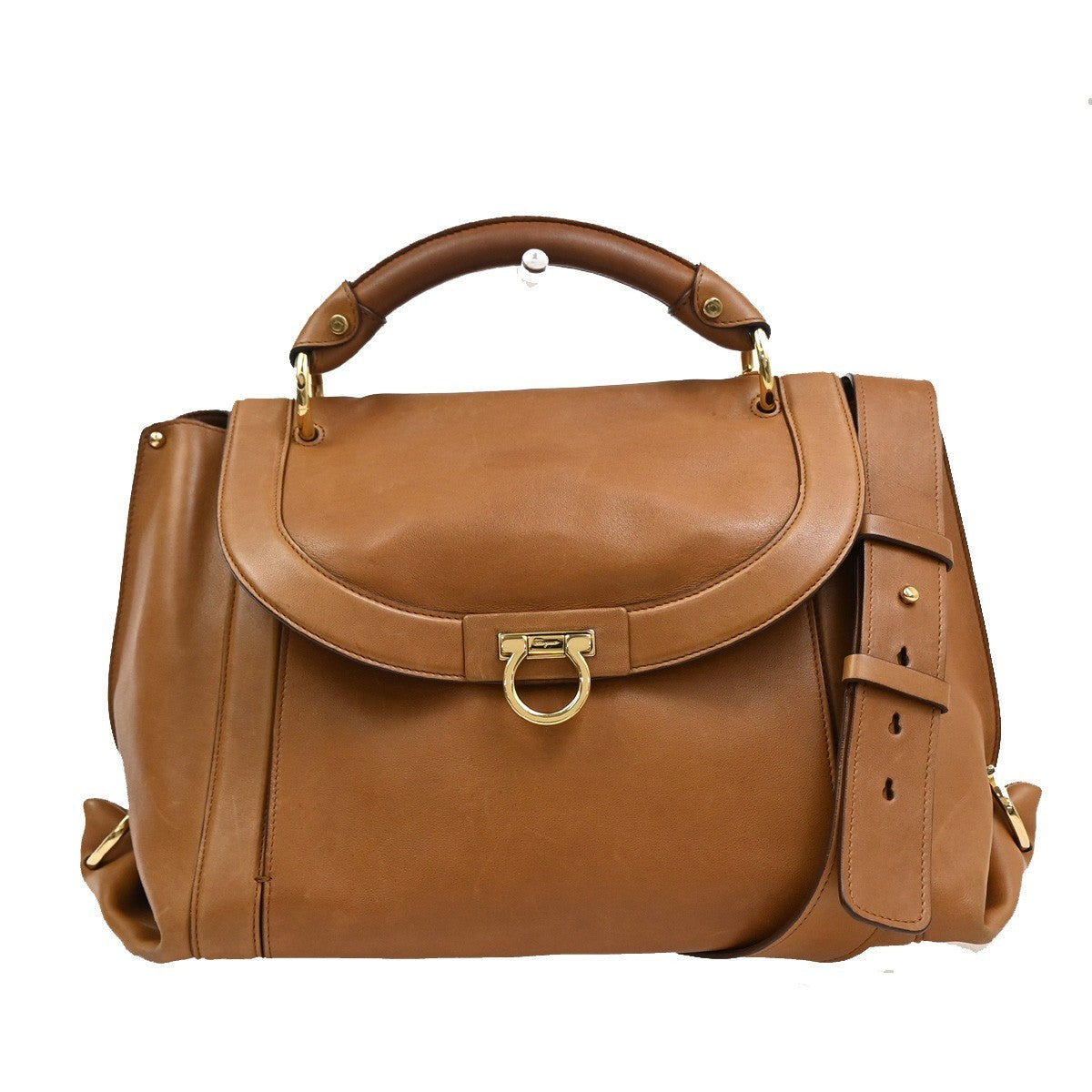 Salvatore Ferragamo Suzanna Satchel Smooth Leather Medium