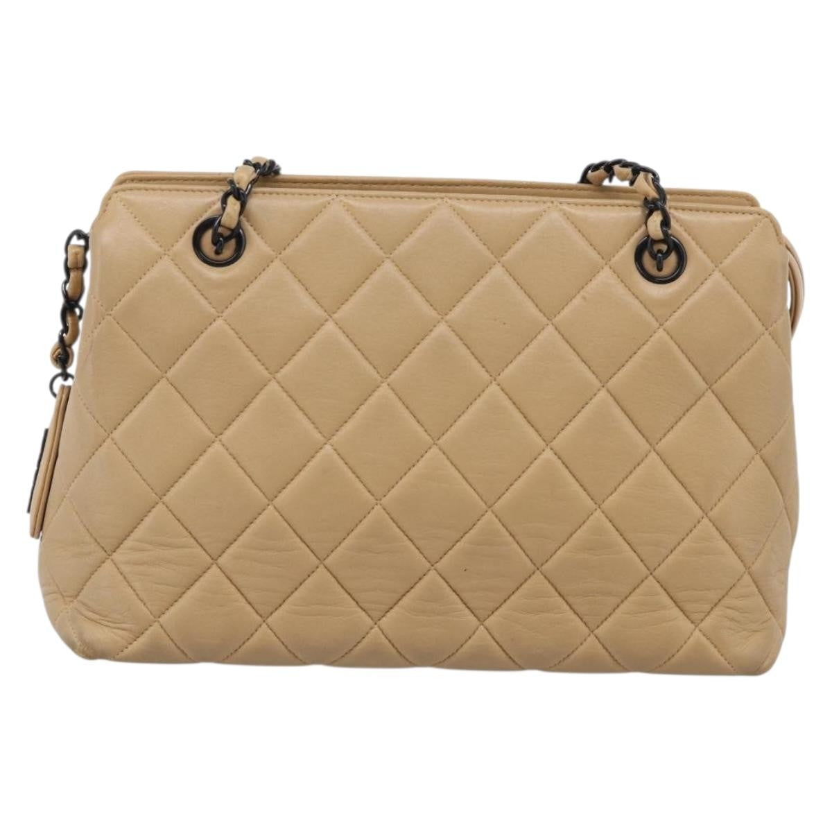 Chanel City Shopping Quilted Caviar Large