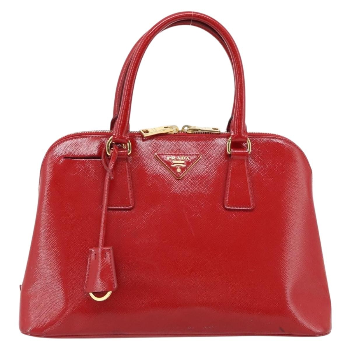 Prada Promenade Bag Vernice Saffiano Leather Small