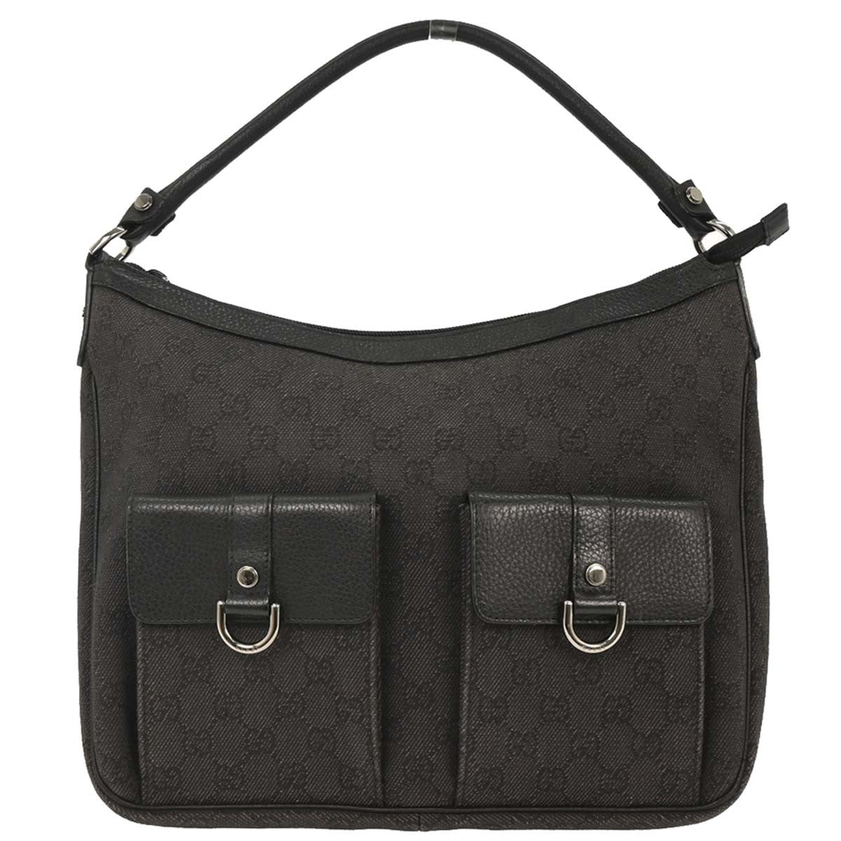 Gucci Abbey Pocket Hobo GG Canvas Medium