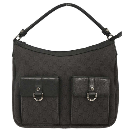 Gucci Abbey Pocket Hobo GG Canvas Medium