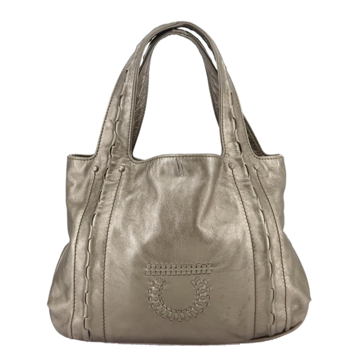 Salvatore Ferragamo Gancini handbag Leather Product Image
