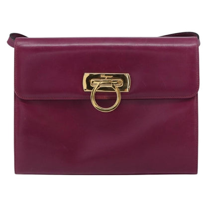 Salvatore Ferragamo Gancini Shoulder Bag Leather Product Image