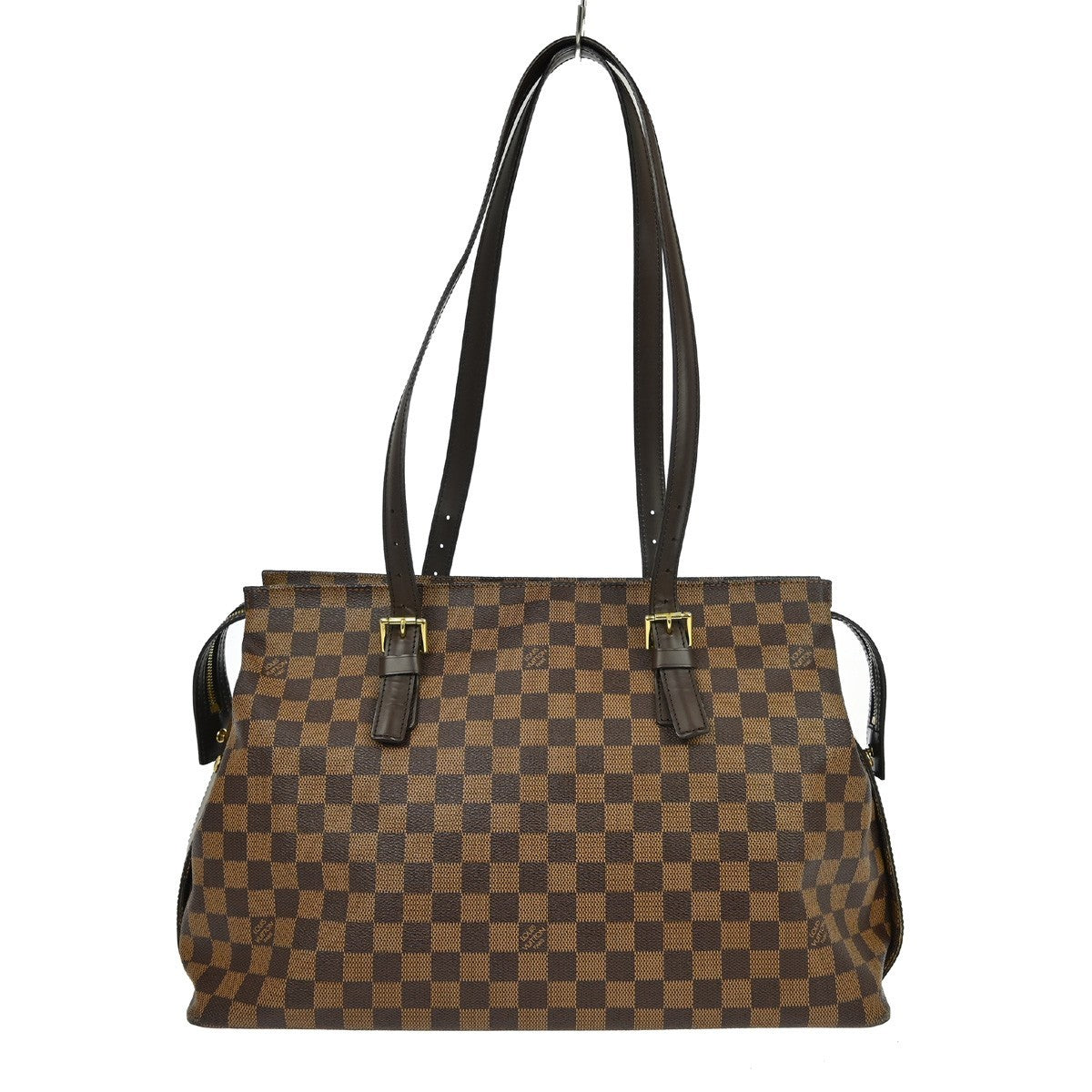 Louis Vuitton Dauphine Shoulder Bag Damier Monogram LV Pop Canvas MM